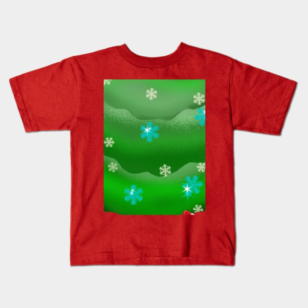 Christmas tree Kids T-Shirt by Twinnie5